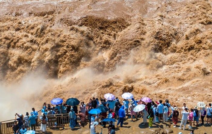 山西吉縣：黃河壺口瀑布壯美引客來